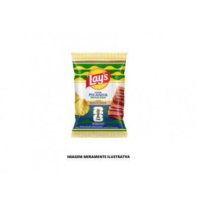 SALGADINHO - ELMA CHIPS - 62g LAYS COPA PICANHA